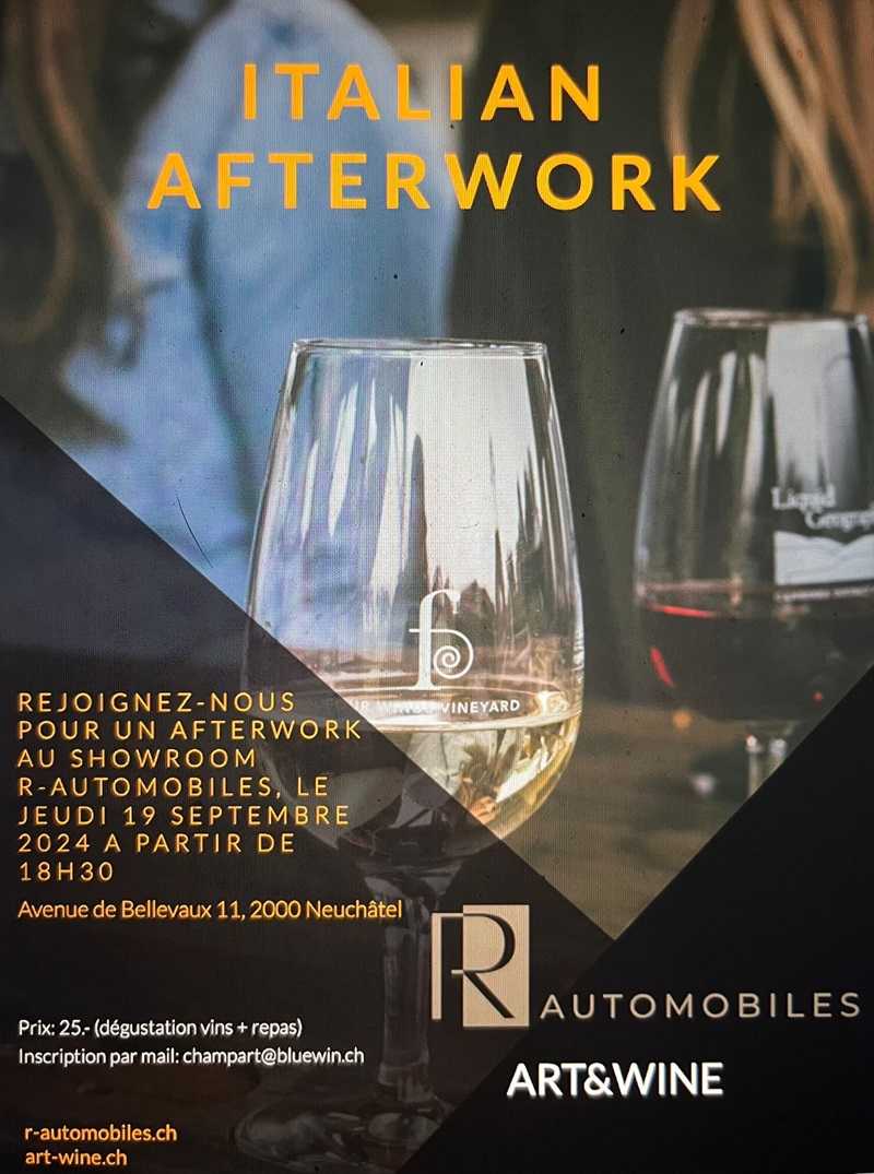 Italian Afterwork chez R-Automobiles